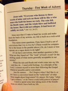 A page from The Little Blue Book