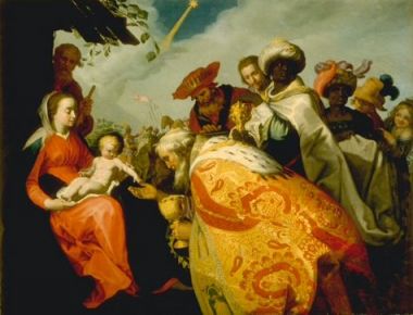 Adoration of the Magi abraham Bloemaert
